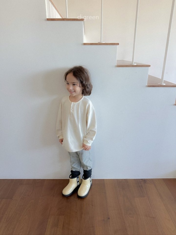 Digreen - Korean Children Fashion - #kidsshorts - Button Tee - 8