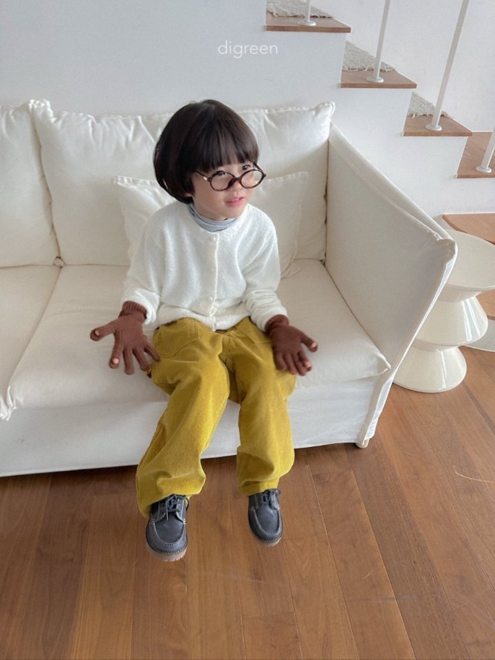 Digreen - Korean Children Fashion - #kidsshorts - Olive Pants - 6