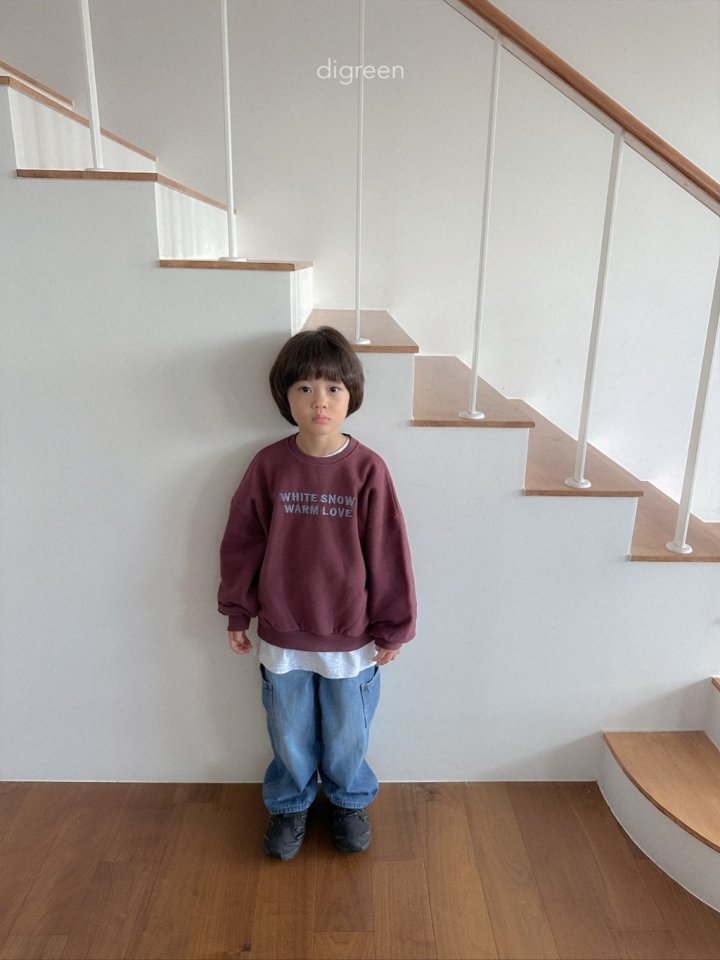 Digreen - Korean Children Fashion - #kidsshorts - Zigzag Sweatshirt - 12
