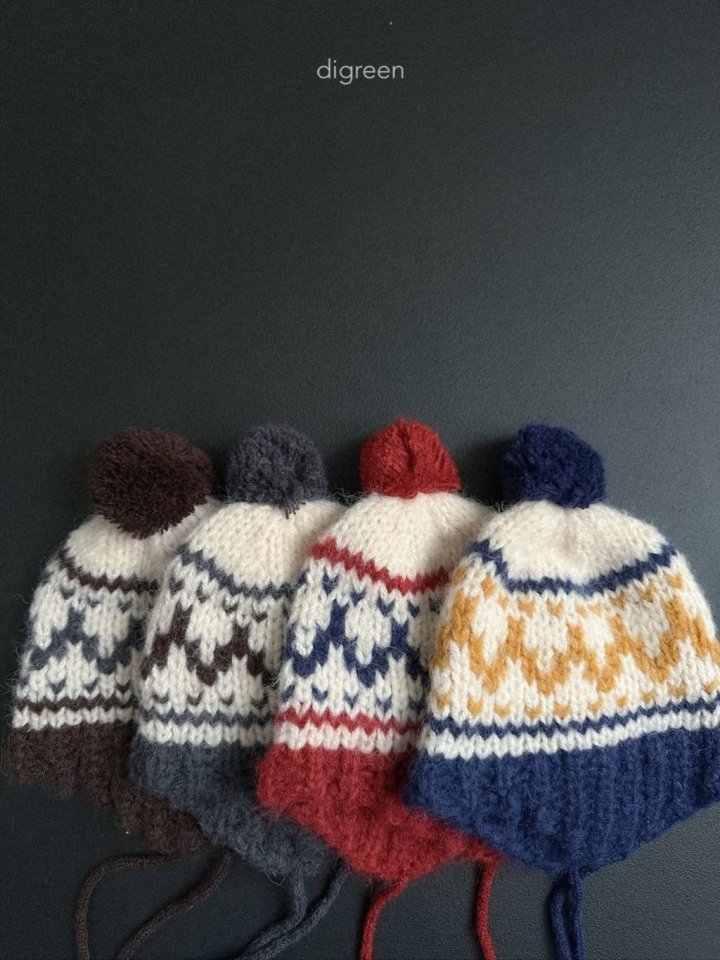 Digreen - Korean Children Fashion - #kidsshorts - Cowichan Bonnet - 4