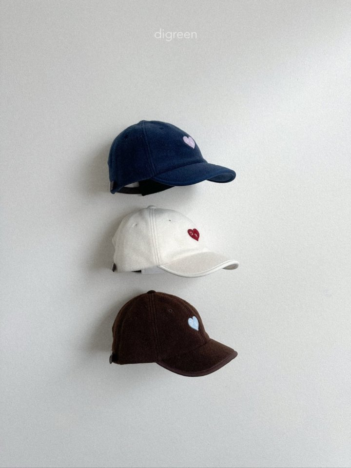 Digreen - Korean Children Fashion - #kidsstore - Bibi Heart Cap - 2