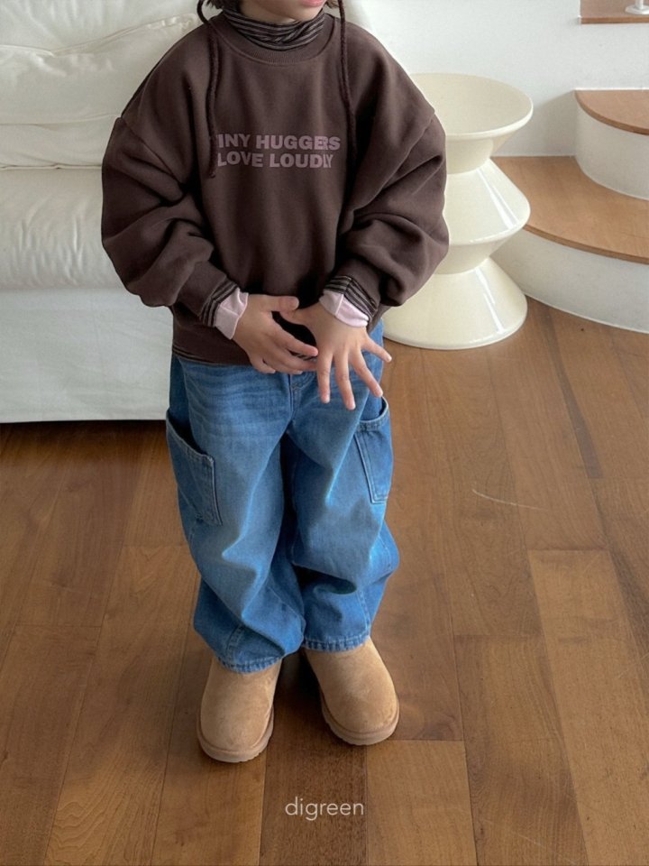 Digreen - Korean Children Fashion - #kidsstore - Tilt Jeans - 8
