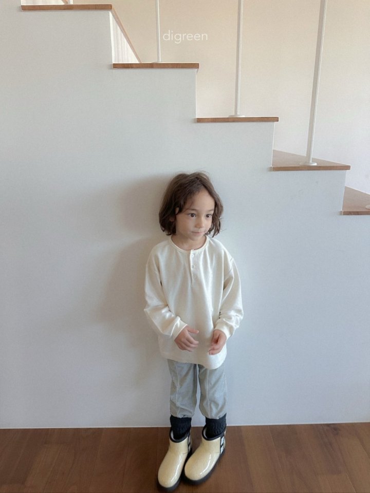 Digreen - Korean Children Fashion - #kidsstore - Button Tee - 9