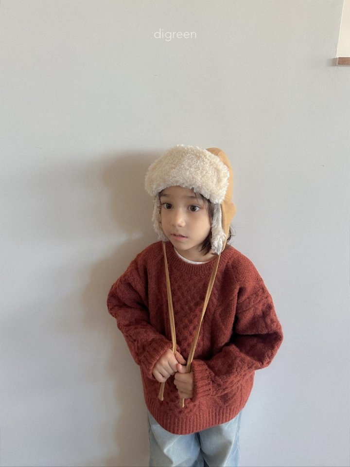 Digreen - Korean Children Fashion - #kidsstore - Bebe Twist Knit - 8