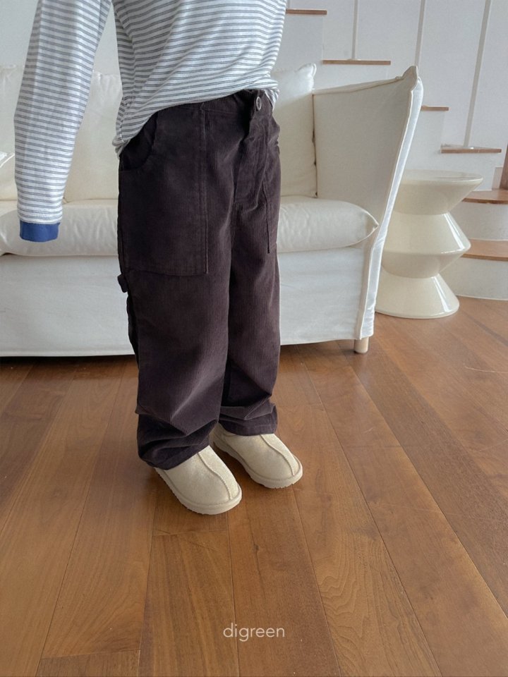 Digreen - Korean Children Fashion - #kidsstore - Olive Pants - 7