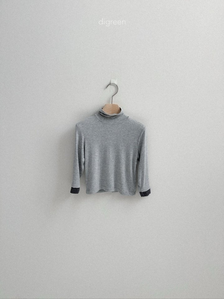 Digreen - Korean Children Fashion - #kidzfashiontrend - Layered Turtleneck Tee - 3
