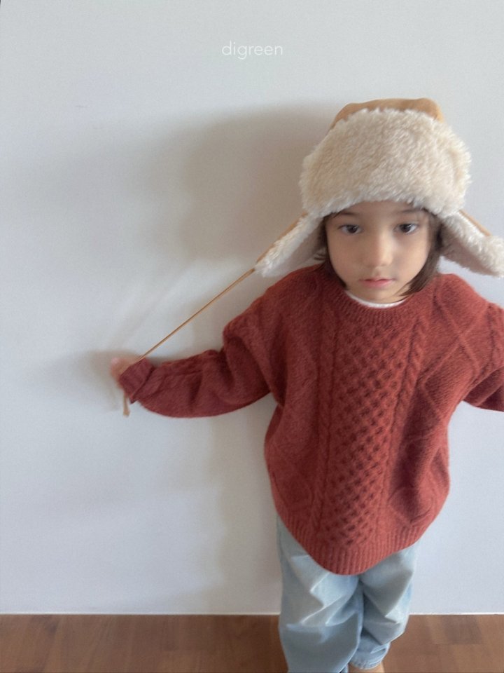 Digreen - Korean Children Fashion - #kidzfashiontrend - Bebe Twist Knit - 9