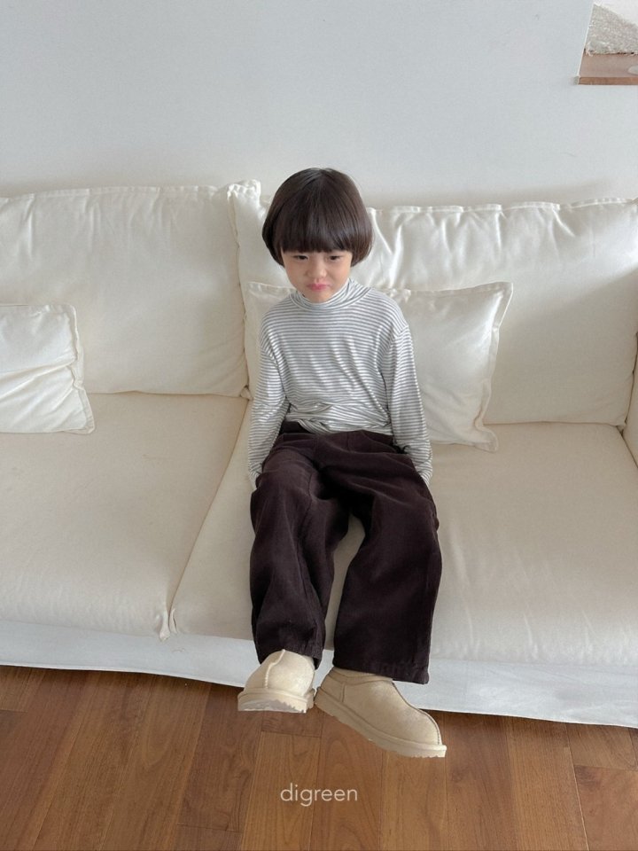 Digreen - Korean Children Fashion - #kidzfashiontrend - Olive Pants - 8