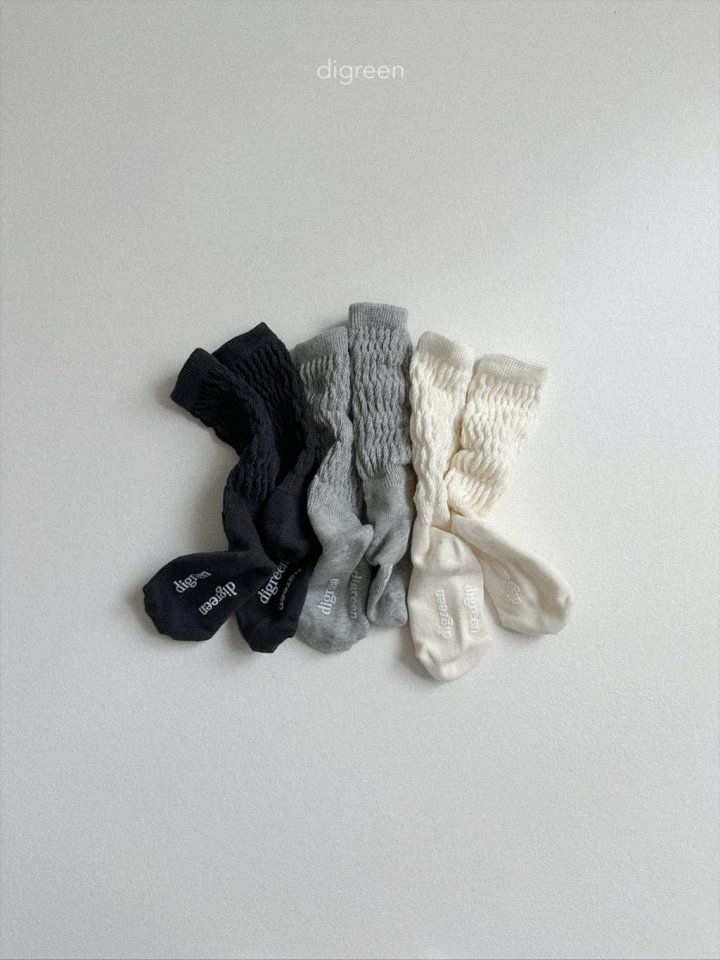 Digreen - Korean Children Fashion - #littlefashionista - Warmer Socks Set - 3