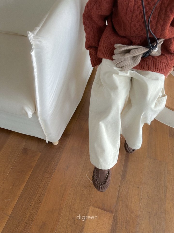 Digreen - Korean Children Fashion - #littlefashionista - Flat Wide Pants - 6
