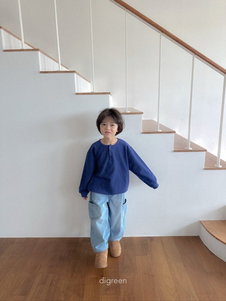 Digreen - Korean Children Fashion - #littlefashionista - Button Tee - 12