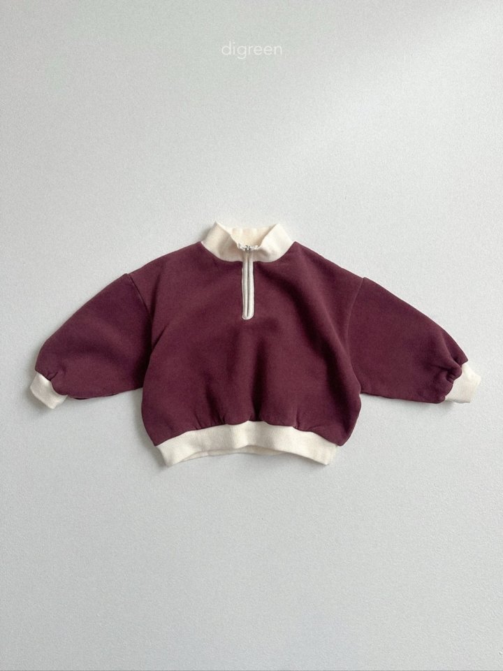 Digreen - Korean Children Fashion - #littlefashionista - Line Zip-up Tee - 4