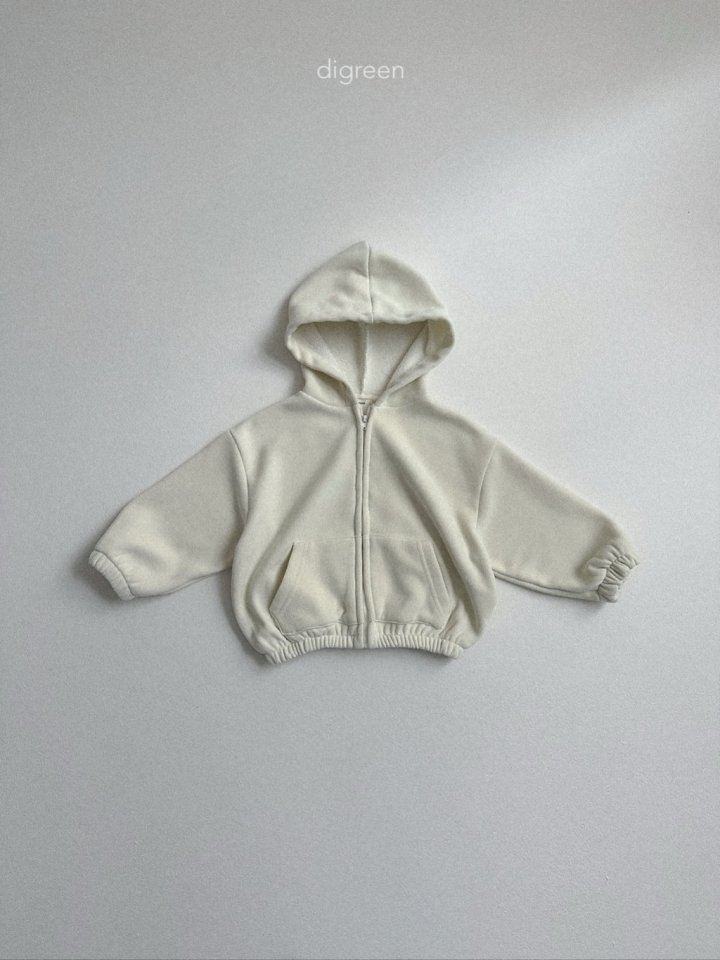 Digreen - Korean Children Fashion - #magicofchildhood - Bell Hood Zip-up - 3