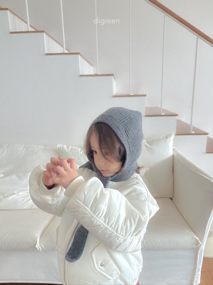 Digreen - Korean Children Fashion - #minifashionista - Momo Hooded Muffler - 8