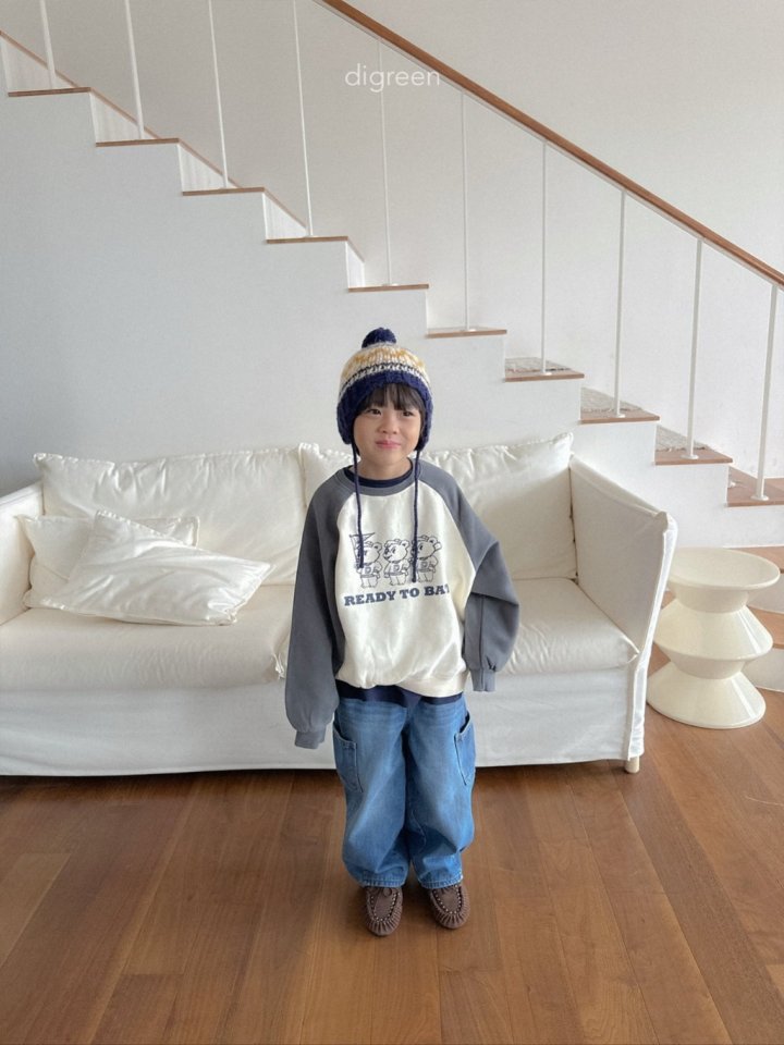 Digreen - Korean Children Fashion - #minifashionista - Bear Raglan Sweatshirt - 9