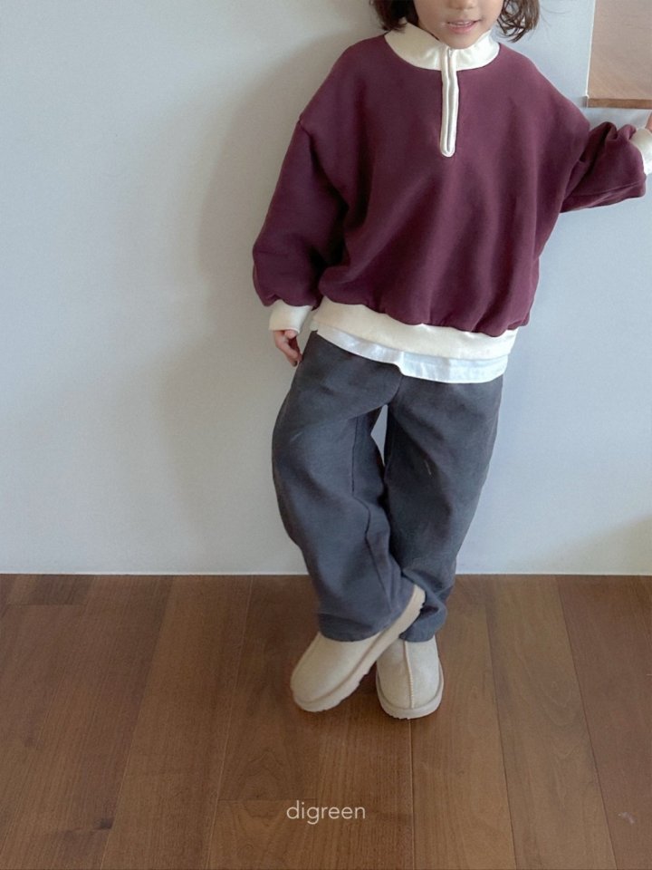 Digreen - Korean Children Fashion - #minifashionista - Line Zip-up Tee - 5