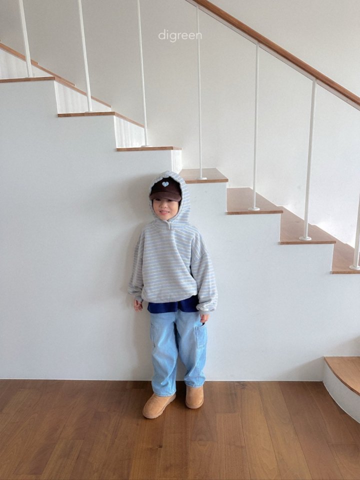 Digreen - Korean Children Fashion - #minifashionista - Snap Hoodie - 9