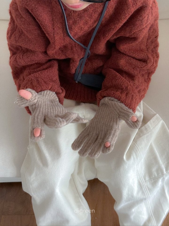 Digreen - Korean Children Fashion - #prettylittlegirls - Wool Winnie Gloves - 11