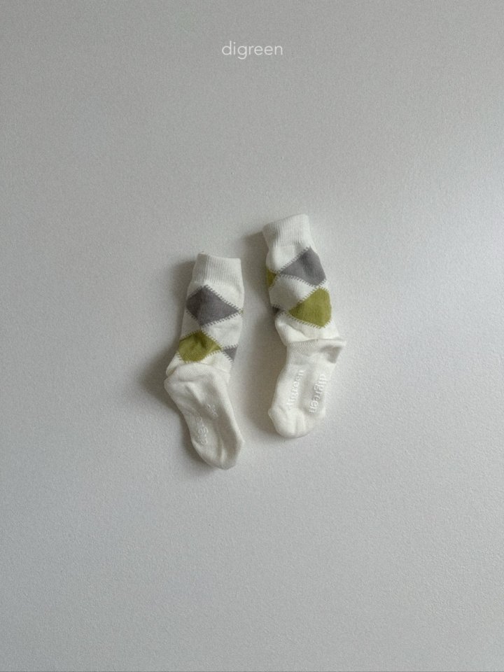 Digreen - Korean Children Fashion - #prettylittlegirls - Argyle Socks Set - 7