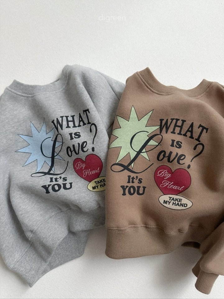 Digreen - Korean Children Fashion - #minifashionista - What Is Love Sweatshirt - 4