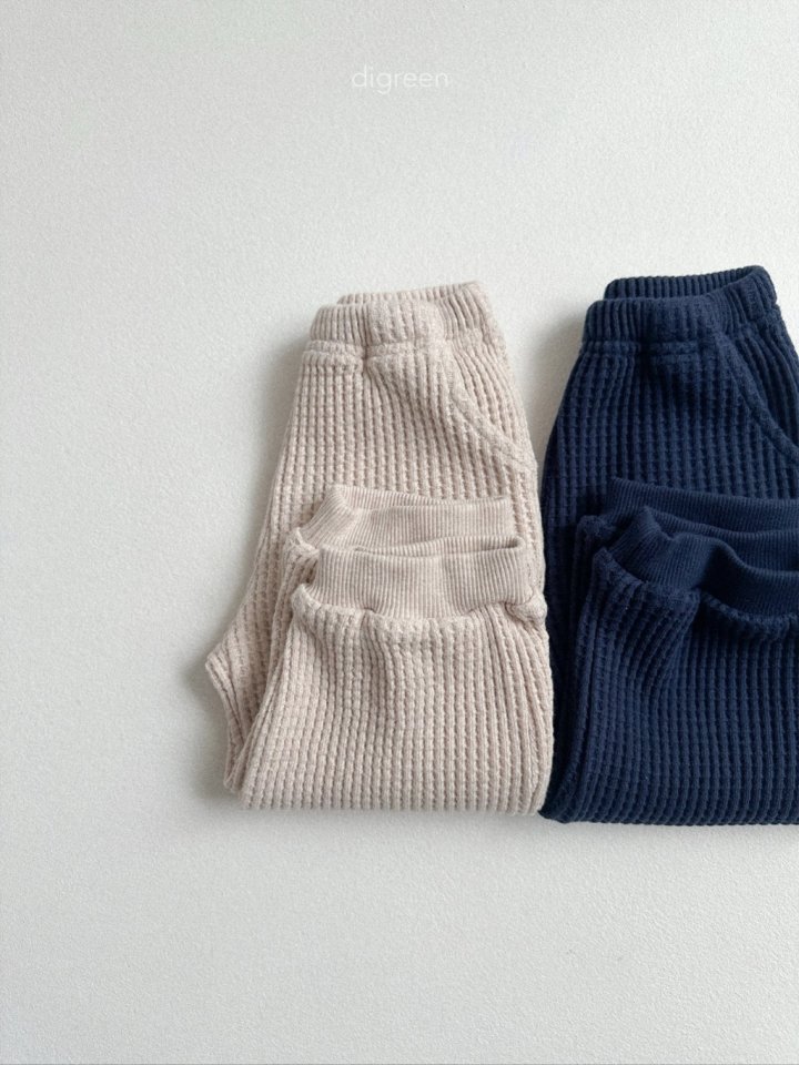 Digreen - Korean Children Fashion - #prettylittlegirls - Waffle Pants - 3