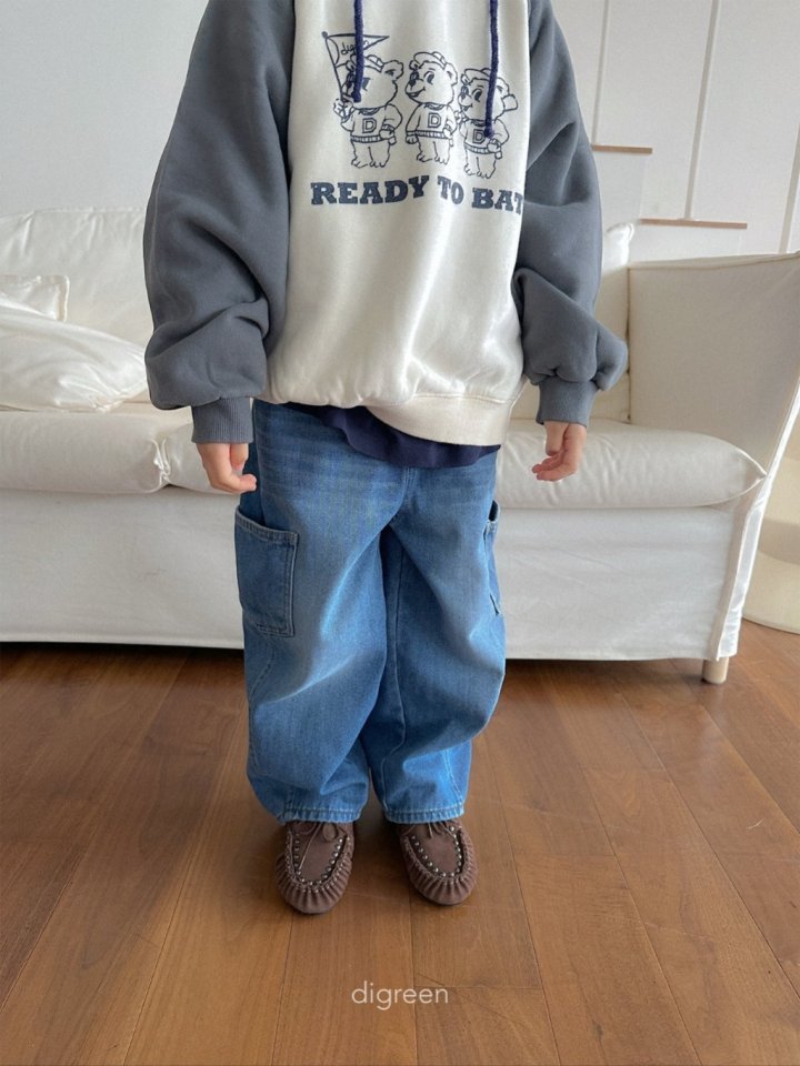 Digreen - Korean Children Fashion - #prettylittlegirls - Bear Raglan Sweatshirt - 10