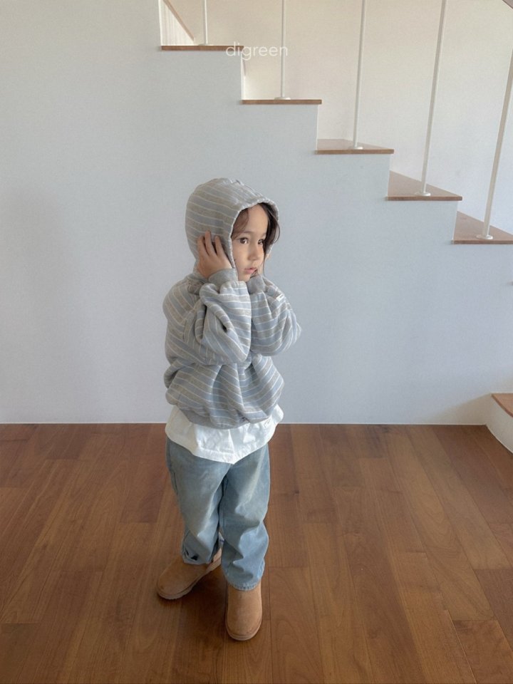 Digreen - Korean Children Fashion - #prettylittlegirls - Cone Denim Pants - 8