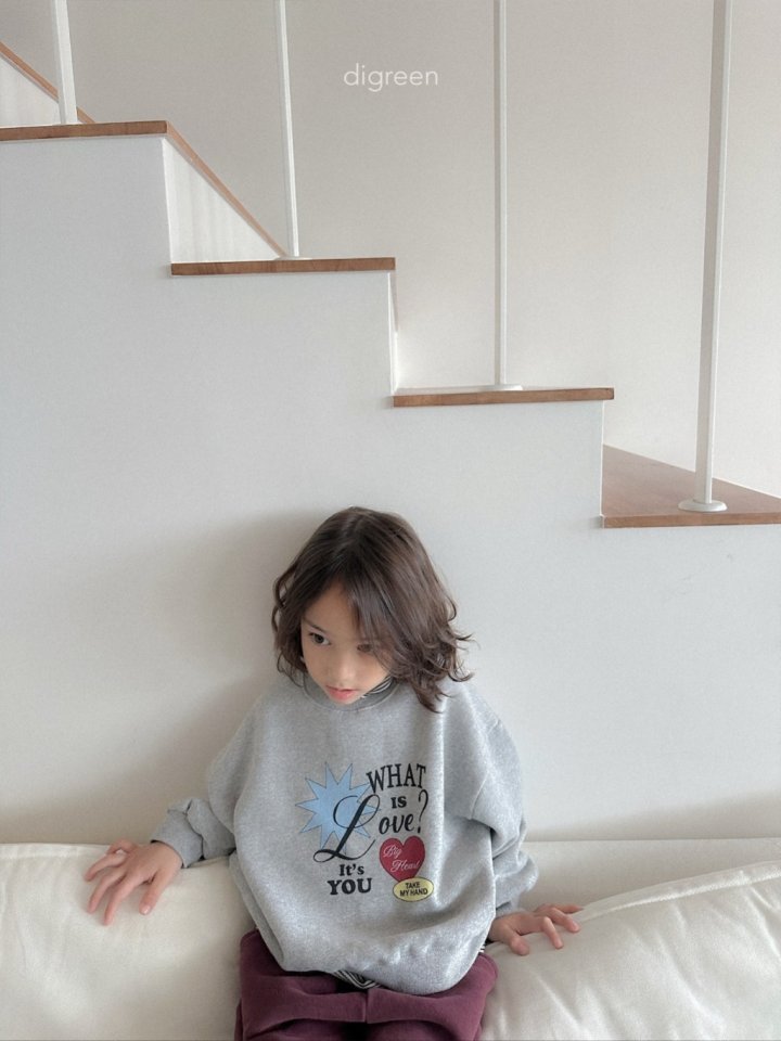 Digreen - Korean Children Fashion - #stylishchildhood - What Is Love Sweatshirt - 7