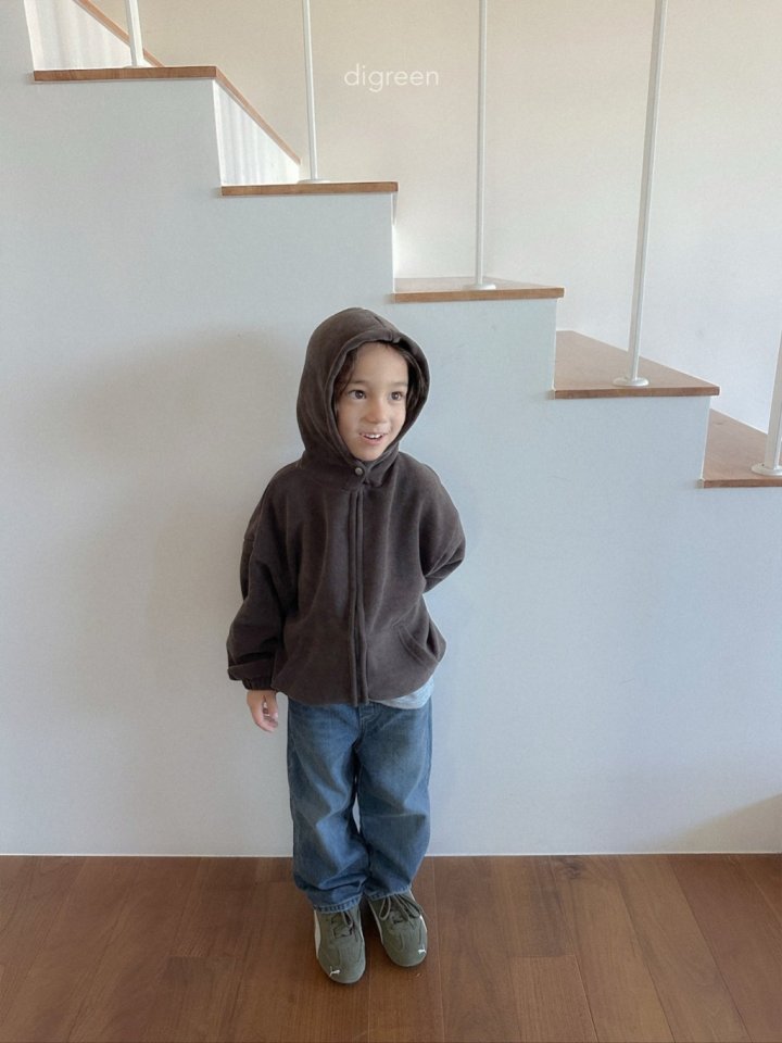Digreen - Korean Children Fashion - #stylishchildhood - Bell Hood Zip-up - 8
