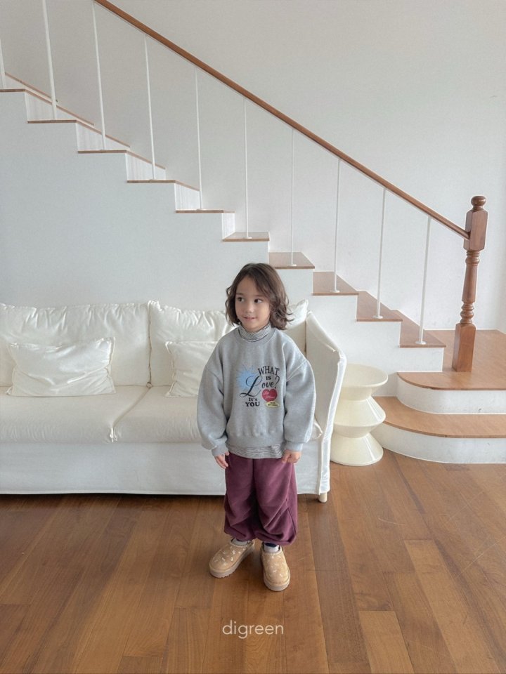 Digreen - Korean Children Fashion - #todddlerfashion - What Is Love Sweatshirt - 5