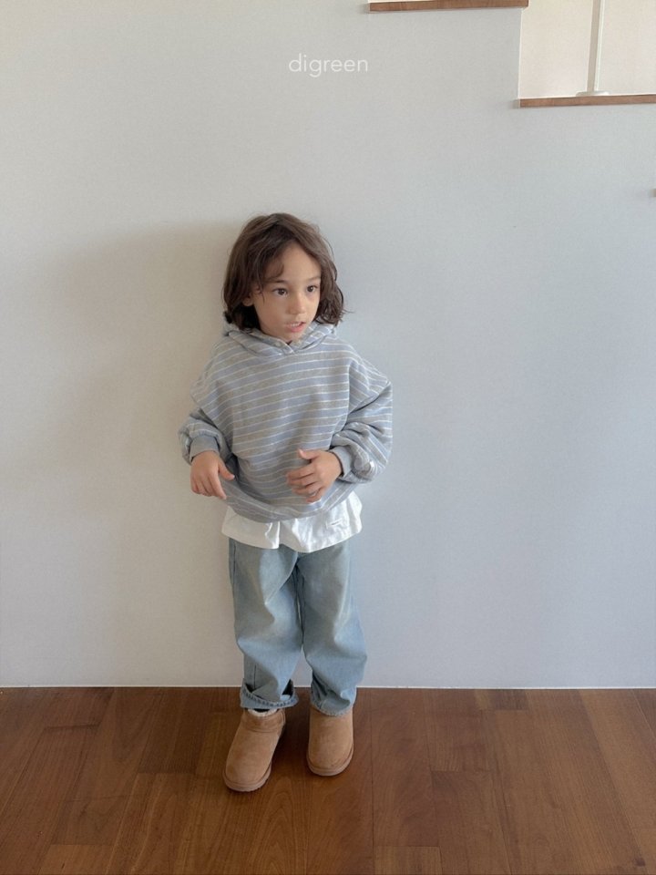 Digreen - Korean Children Fashion - #todddlerfashion - Cone Denim Pants - 9