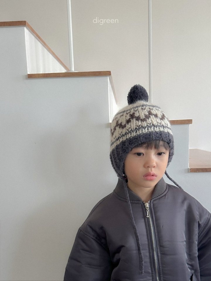 Digreen - Korean Children Fashion - #toddlerclothing - Cowichan Bonnet - 12