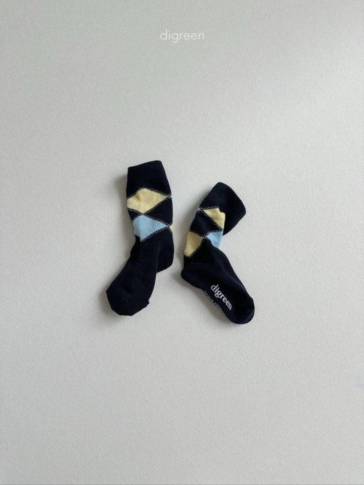 Digreen - Korean Children Fashion - #toddlerclothing - Argyle Socks Set - 9