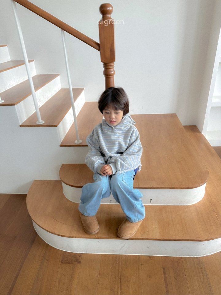 Digreen - Korean Children Fashion - #toddlerclothing - Snap Hoodie - 12