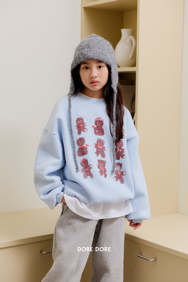 Dore Dore - Korean Children Fashion - #Kfashion4kids - Cookie Bear Fleece Sweatshirt - 9