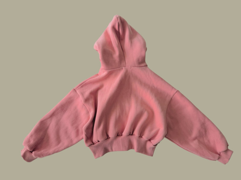 Dore Dore - Korean Children Fashion - #kidzfashiontrend - Ribbon Hoodie Fleece Zip-up - 4