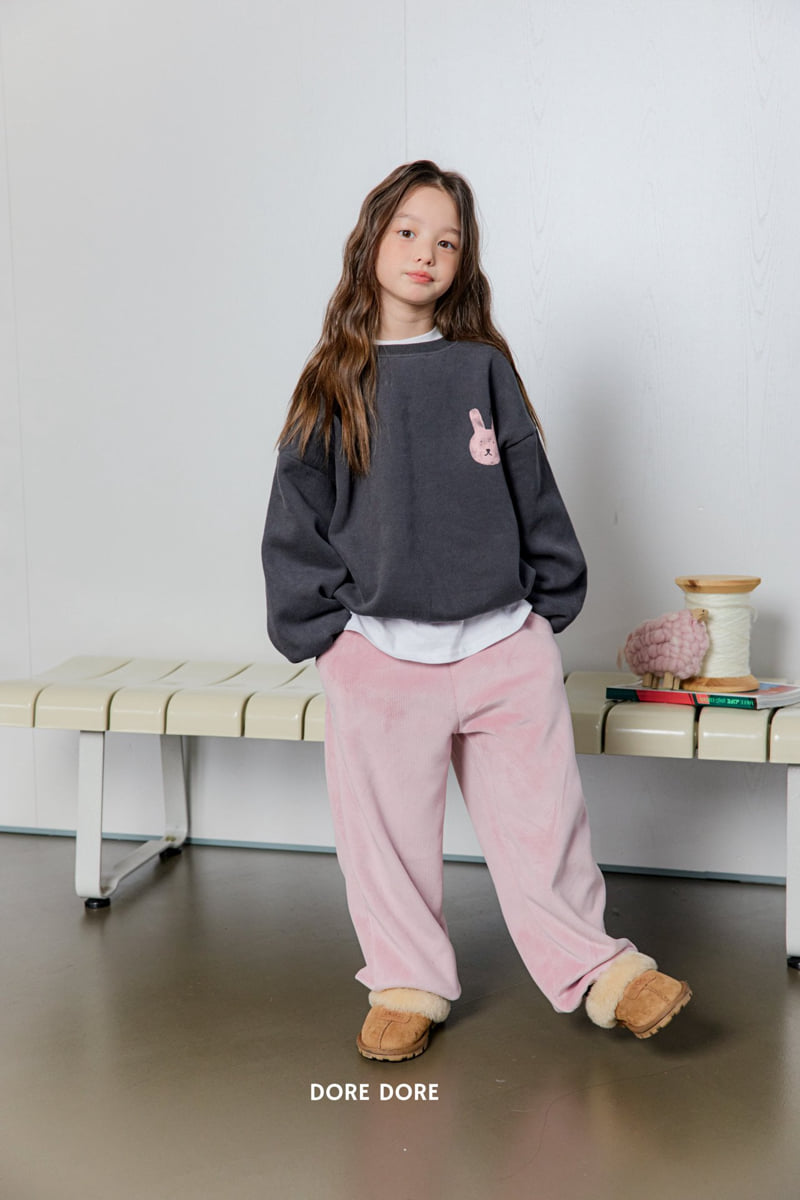 Dore Dore - Korean Children Fashion - #Kfashion4kids - Rabbit Fleece Sweatshirt - 12