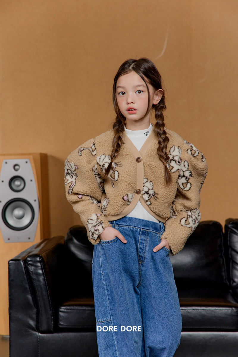 Dore Dore - Korean Children Fashion - #childofig - Teddy Puff Cardigan - 10