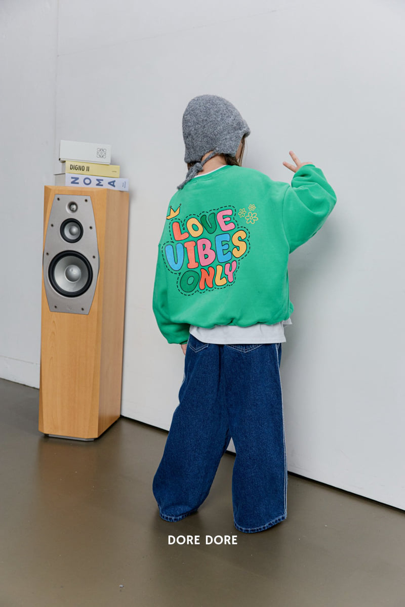 Dore Dore - Korean Children Fashion - #childofig - Love Vibe Fleece Sweatshirt