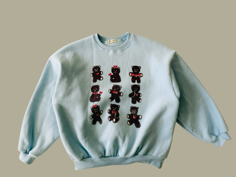 Dore Dore - Korean Children Fashion - #designkidswear - Cookie Bear Fleece Sweatshirt - 3