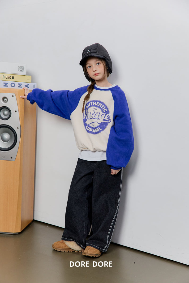 Dore Dore - Korean Children Fashion - #designkidswear - Vintage Fleece Sweatshirt - 12