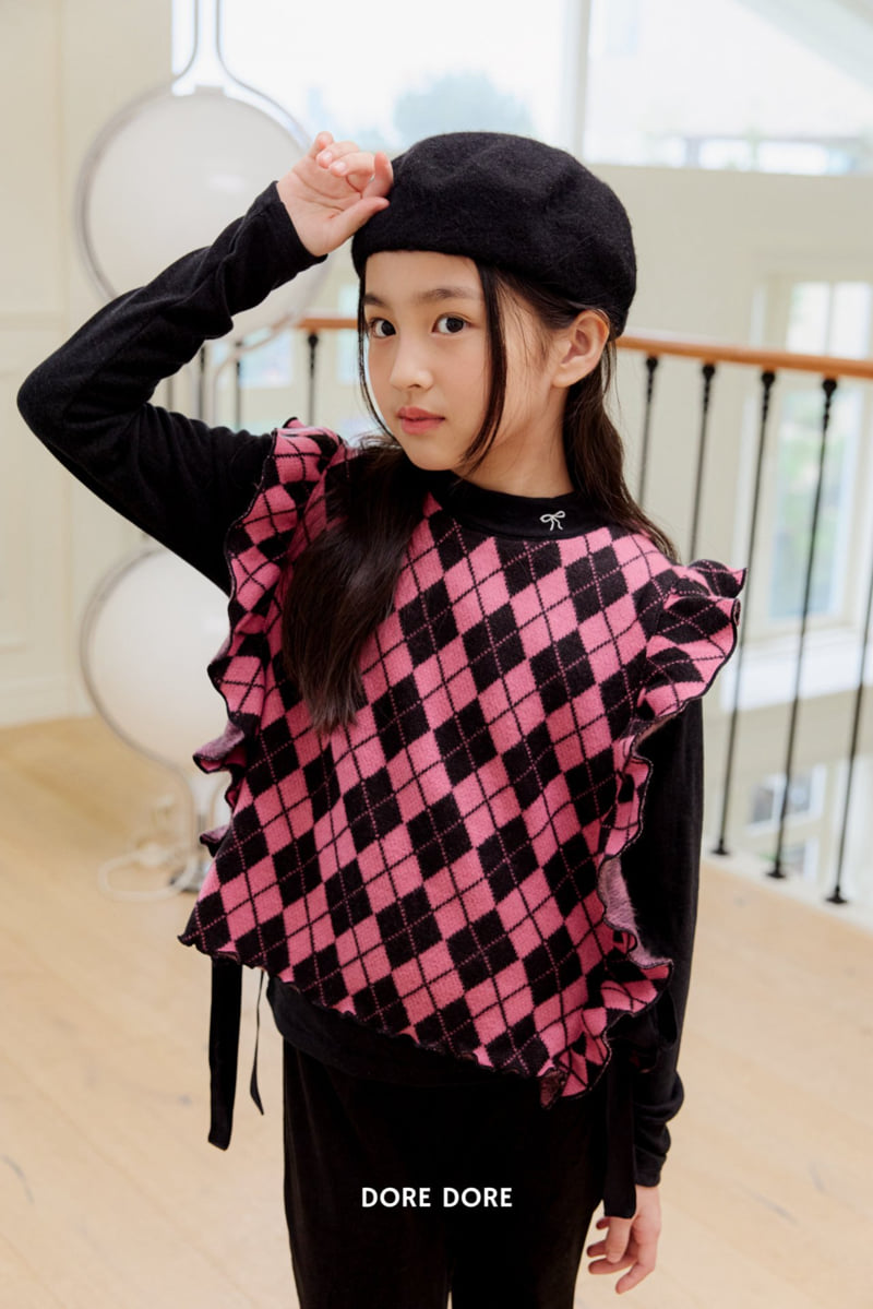 Dore Dore - Korean Children Fashion - #discoveringself - Slim Embroidery Turtleneck Tee - 10