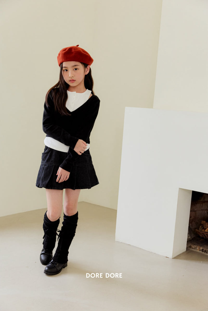 Dore Dore - Korean Children Fashion - #discoveringself - Tennis Mink Skirt Pants - 7
