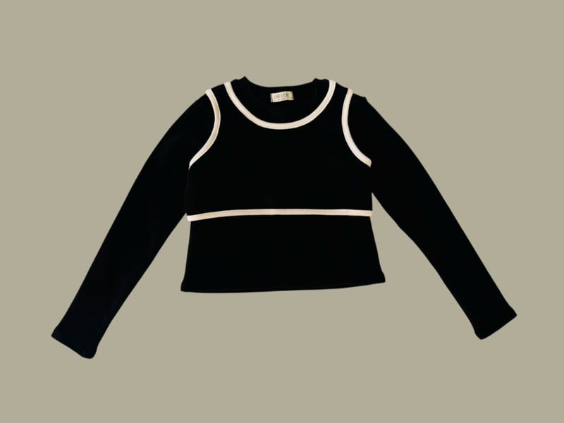 Dore Dore - Korean Children Fashion - #discoveringself - Binding Layered Tee - 3