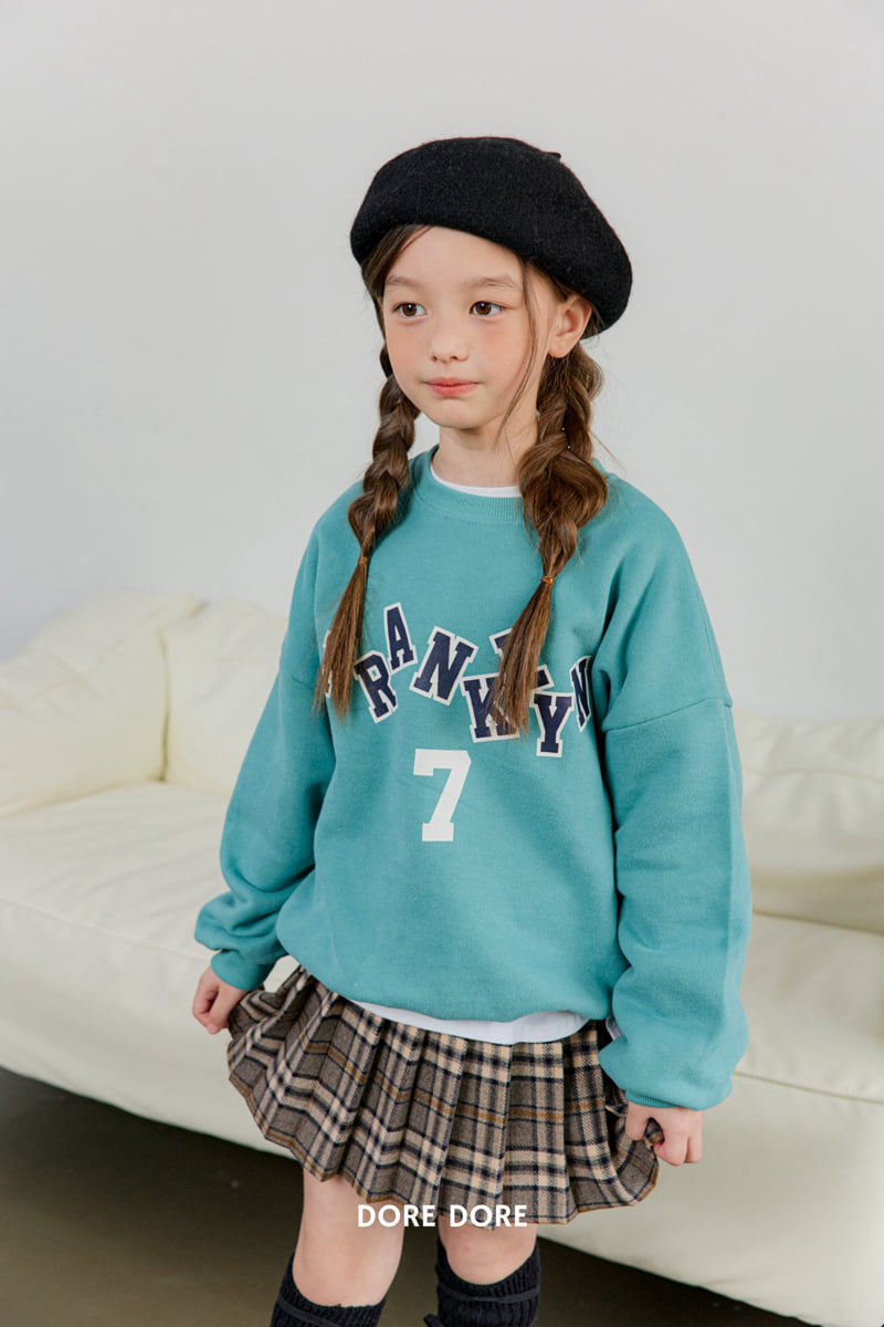 Dore Dore - Korean Children Fashion - #fashionkids - Check Wool Pleated Skirt Pants - 10