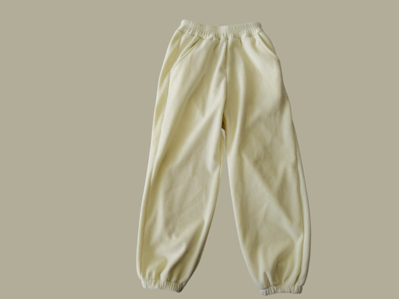 Dore Dore - Korean Children Fashion - #fashionkids - Velour Mink Jogger Pants - 5