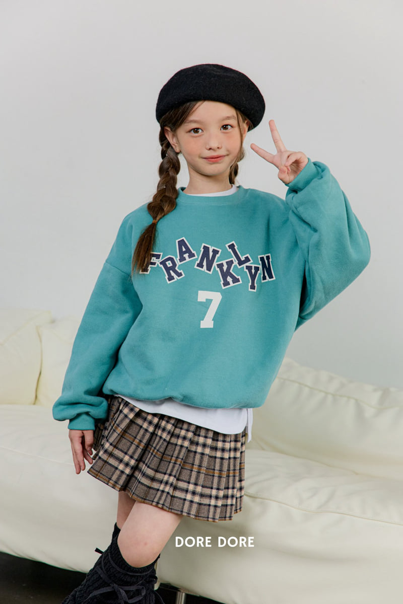 Dore Dore - Korean Children Fashion - #kidsshorts - Check Wool Pleated Skirt Pants - 11