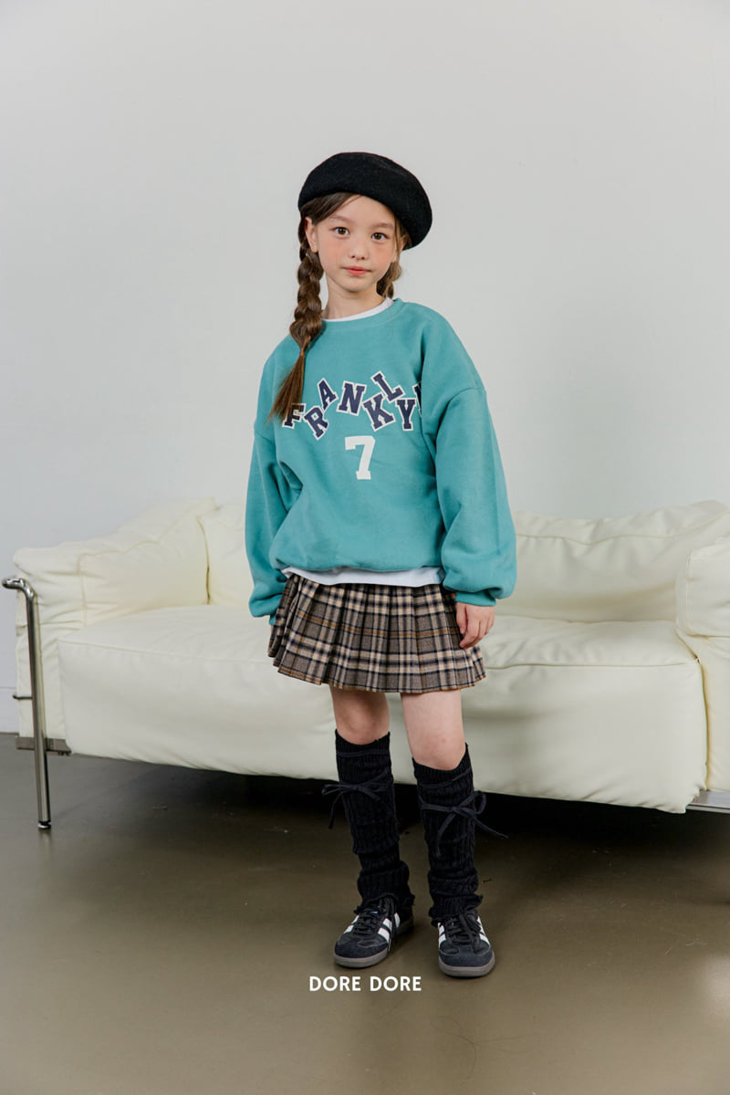 Dore Dore - Korean Children Fashion - #kidsstore - Check Wool Pleated Skirt Pants - 12