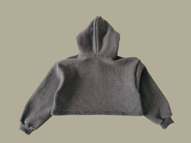 Dore Dore - Korean Children Fashion - #kidsshorts - G Crop Hoodie Sweatshirt - 4