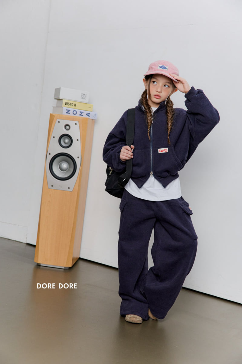 Dore Dore - Korean Children Fashion - #kidzfashiontrend - Label Two Way Fleece Zip-up - 11